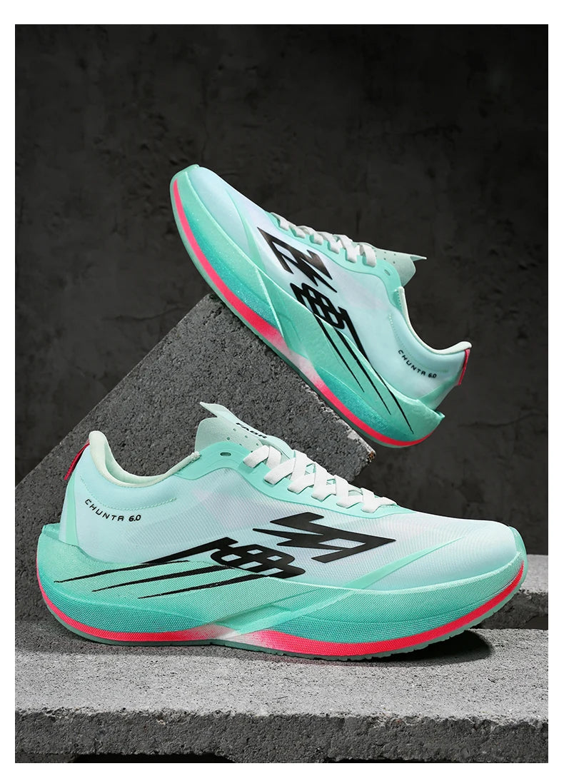 Marathon Men Running Shoes Carbon Board Speciality Sports Breathable Lightweight Women's Comfortable Chunta Athletic Sneakers