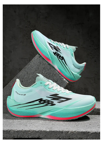 Marathon Men Running Shoes Carbon Board Speciality Sports Breathable Lightweight Women's Comfortable Chunta Athletic Sneakers