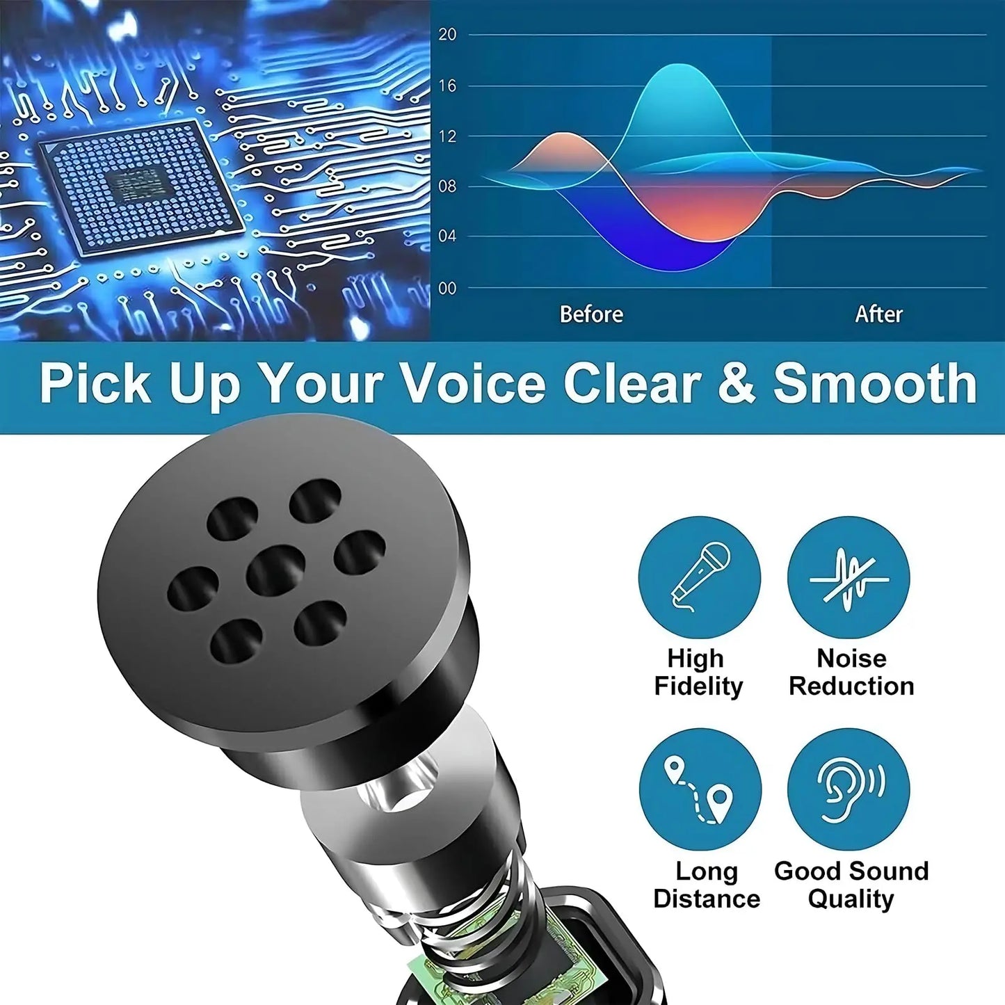 USB Desktop Microphone 3.5mm Omnidirectional PC Laptop Computer Mic for Computer Gaming Recording Chatting Singing Meeting