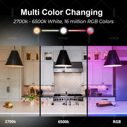 Smart WiFi Zigbee Led Light Bulb GU10 E27 E14 Dimmable RGBCW Led Lamps For Ewelink App Alexa Amazon Google Yandex Smartthings