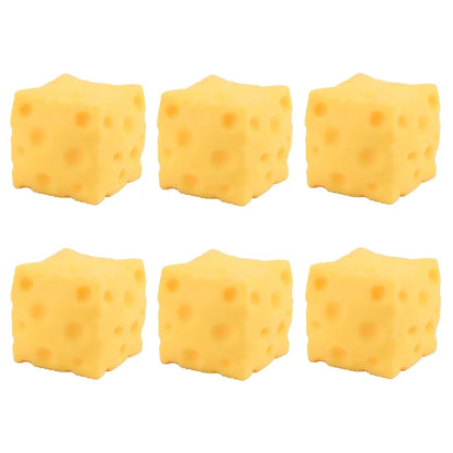 Hot New Needoh Squishy Square Cheese Squeeze Toys Slow Rebound Stress Relief Sensory Toy Soft Butter Cheese Party Toy ..@**