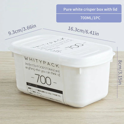 Japanese Frozen Meat Packaging Box Food Grade Refrigerator Storage Fruit Vegetable Preservation Prepare The Dishes Divided Box