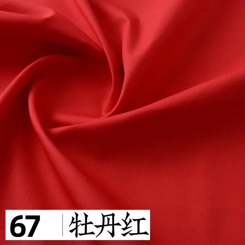 145x50cm Solid Color Pure Cotton Poplin Clothing Fabric DIY Handmade Clothes for Girls, Plain Color Antique Skirt Cotton Cloth