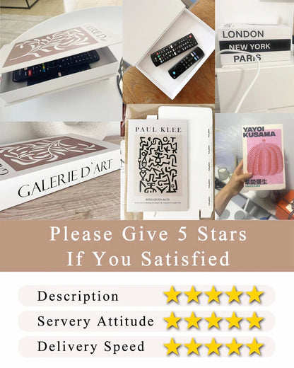 Open Luxury Fake Book Storage Box Home Decor Fashion Paris Decorative Books Interior Decoration Coffee Table Bedroom Ornaments