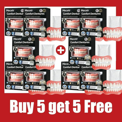 Adult Adjustable Dentures Teeth Set Fake Teeth Portable Wholesale full mouth denture sample models and elderly full mouth