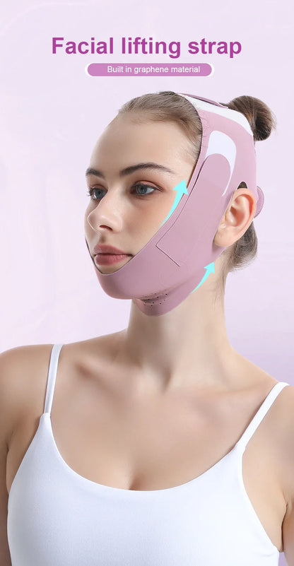 Breathable Face Slimming Bandage V Line Face Shaper Chin Cheek Lift Up Belt Anti Wrinkle Facial Massager Beauty Skin Care Tools