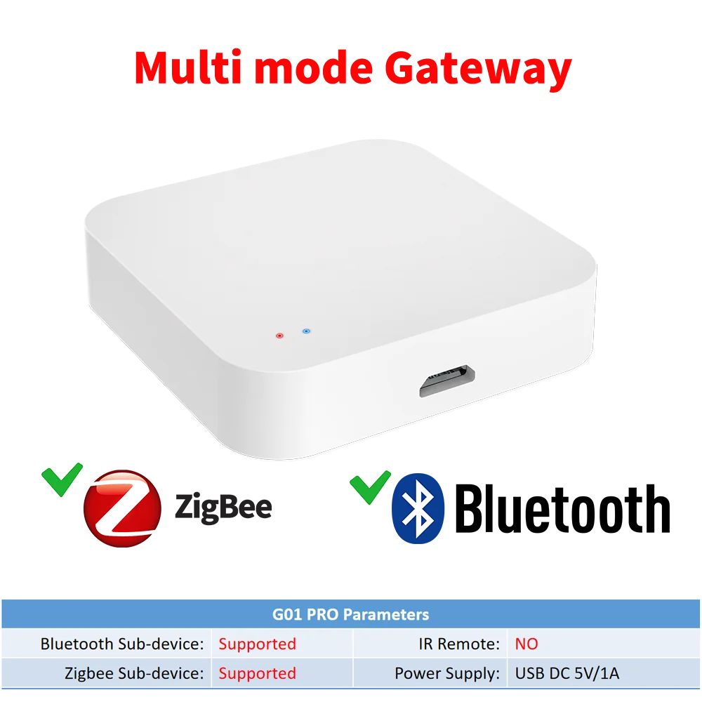 Tuya Zigbee Gateway HUB Wireless Smart Home Bridge Smart Life Remote Control Zigbee Protocol Works With Alexa Google Home