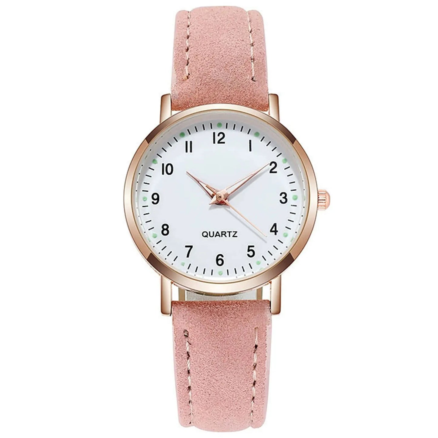 Fashion Women Watches,Vintage-Quartz Watch With Glow-In-The-Dark Design Fashion Business Casual Analog Watch,Girls Clock Gift