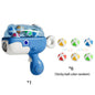 Whale Sticky Ball Throw Toy Set Kids Shooting Ball Gun Dart Board Target Soft Bullet Outdoor Indoor Game Gifts For Girsl Boys