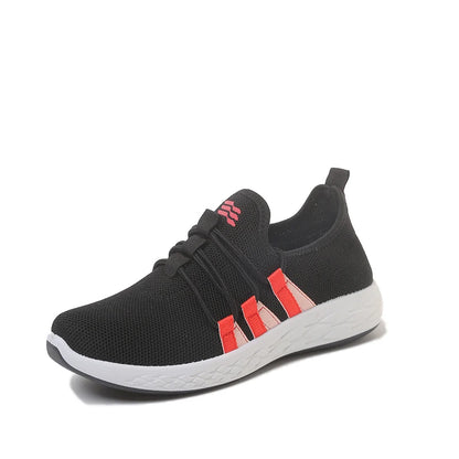 Women's Mesh Slip-On Sneakers, Breathable Casual Athletic Shoes, Comfortable Lightweight Walking Shoes for Daily Use