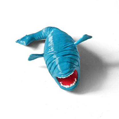 Bloop Sea Monster 3D Printed Flexible Articulated Fidget Toy – Sea Eater Deep Sea Creature Collectible Stress Relief Desk Toy