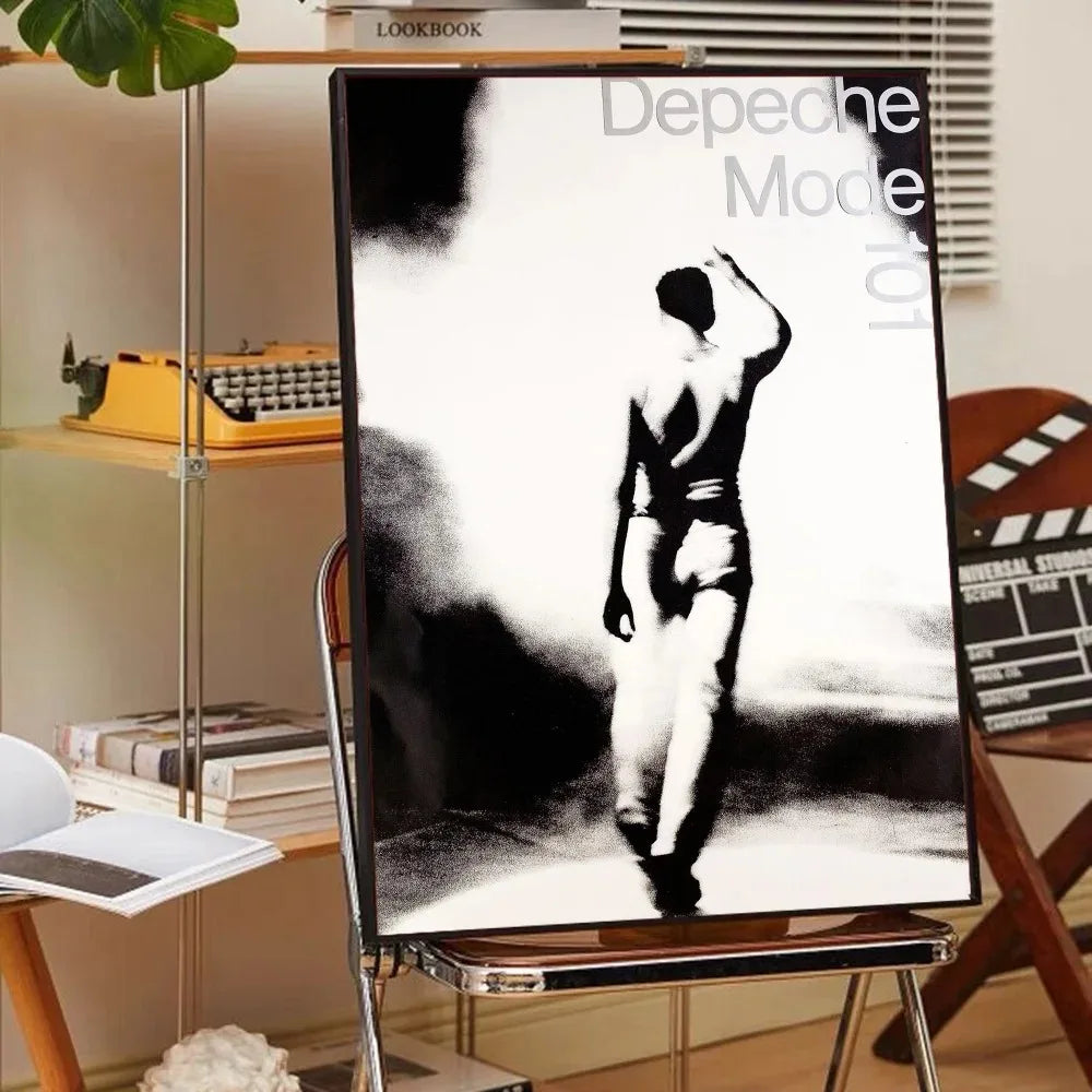 D-Depeche-Mode Singer Star Anime Posters Room Bar Cafe Room Decor Canvas Painting