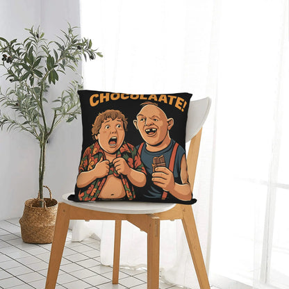 Goonies Chocolate Slot and Gordi Pillow Case  Comfy Pillow Cover Novelty Cushion Cover For Living Room Bed Chair