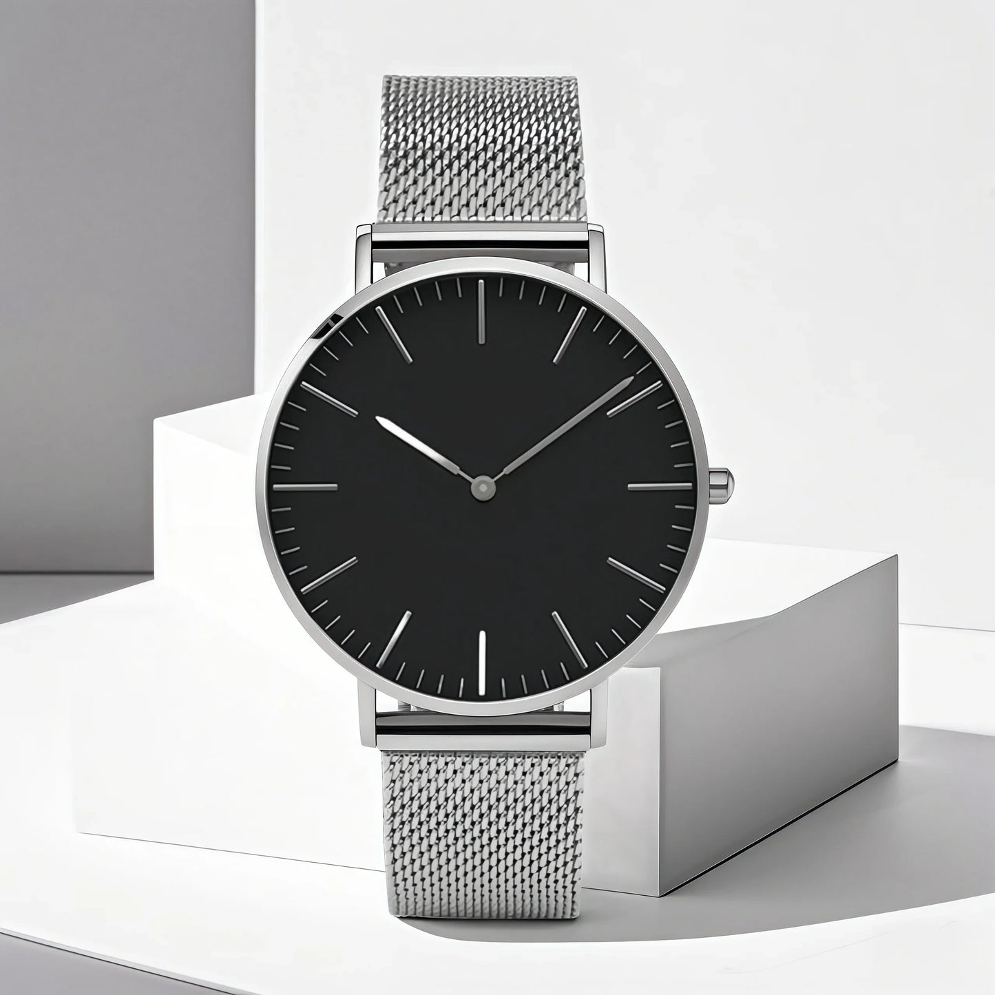 Ultra-thin Fashion Watch Women Luxury Metal Mesh Belt Ladies Quartz Wristwatches Minimalist Elegant Woman Watches reloj mujer