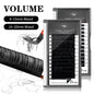 8-20mm MIX Individual Volume Lashes Matte Black Premium Classic Eyelash Extension Natural Soft Eyelashes Supplies for Eye Beauty