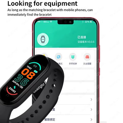 Lenovo Waterproof Smart Watch MenWomen Fitness Smart Bracelet Sports Band Heart Rate Blood Pressure Monitor Multi-function Watch