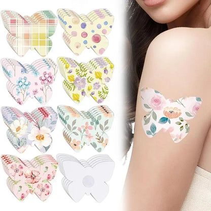Blood Glucose Meter Sensor Fixing Patch Sweatproof Adhesive Strips 5pcs Set For Diabetic Monitoring Fitness Running Outdoor Use