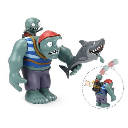 New Large Plants vs Zombies Figures Dr. Zomboss Peashooter Gargantuar Potato Mine Chomper Conehead For Kids Chrismas Toy Gifts