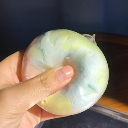 1pc High-end Matcha Mint Chocolate Handmade Ball Anti Stress Sensory Fidget Toy Cracking Wax Ball Soft Decompression Toys Gift