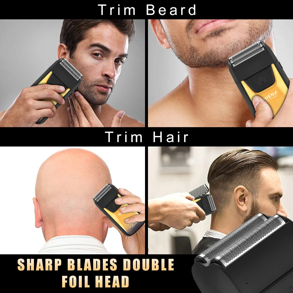 Electric shaver for men beard trimmer shaving home appliance professional barber machines hair cutting machine trimmer for men