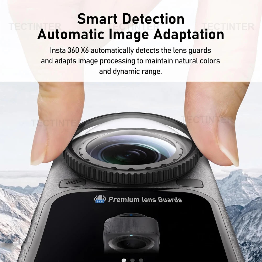 Screen Lens Protector for Insta360 X6 Tempered Glass Film Clear Anti-scratch Lens Guard Cover for Insta 360 X6 Camera Accessorie