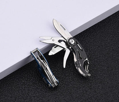 3Cr13Mov Mini Folding Knife EDC Multitool Outdoor Survival Gadgets Cute Camping Keychain Swiss Pocket Knife Jackknife Box Cutter