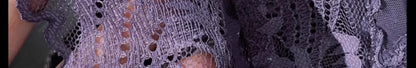 Chic French Ultra-thin Lace Lingerie Set, Large Breasts See-through Underwire Bra,small Bust Lift Elegant Soft Feminine Set S-xl