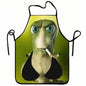 1pc Smoking for CATERPILLAR Krate Meme Print Apron, Made of Polyester, Suitable for Cooking, Barbecuing, and Indoor/outdoor