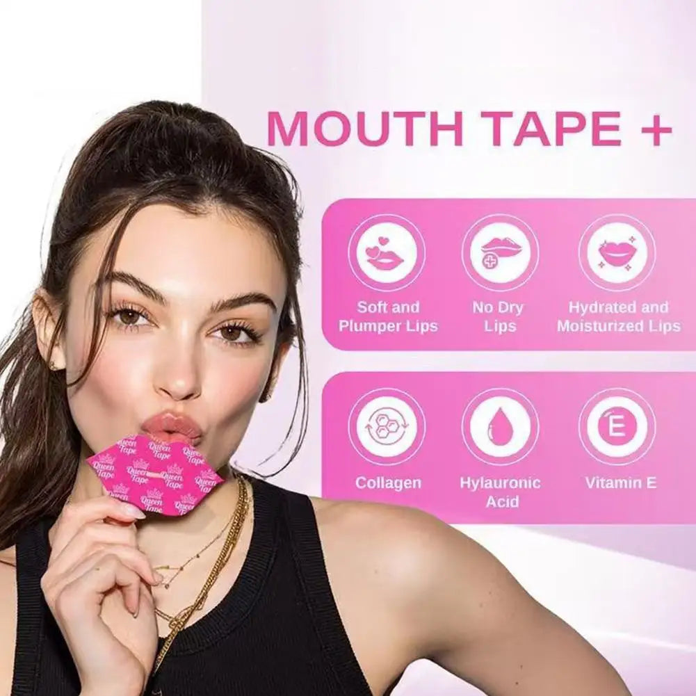 Mouth Tape Hydrating Moisturizing Correction Improve Sleeping Promote Breath Night Sleep Mouth Orthosis Tape Anti Snoring Portab