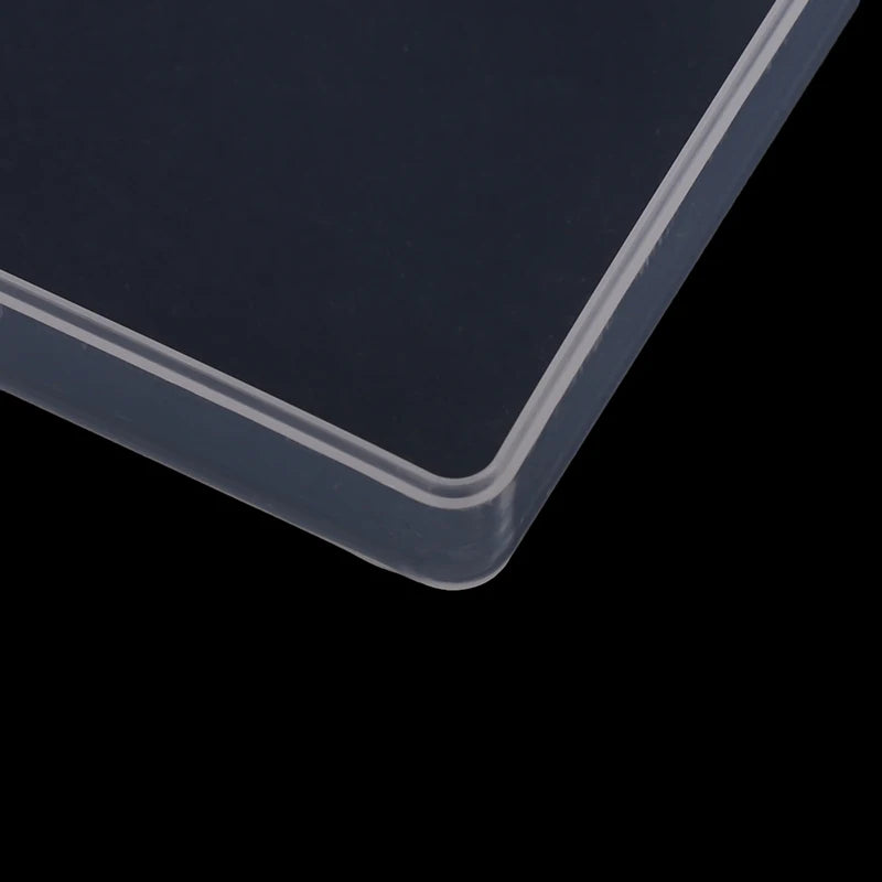 Transparent Plastic Box Rectangular Translucent Packing Box Storage Organizer Case Dustproof Durable Strong Jewelry Container