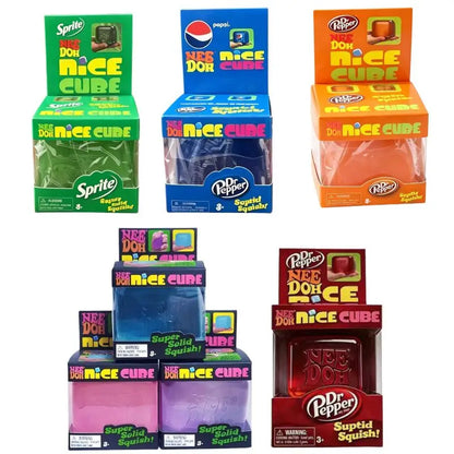 Nee Doh Nice Cube Sensory Stress Reliever Fidget Tool for Anxiety & Focus Desk Sensory Cube for Adults & Kids