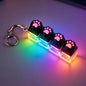 Original Multi-Style LED Light-Up Keycap Keychain Clicker Fidget Toy Stress Relief Portable Desk Accessory for Kids Adults