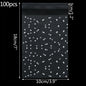 100pcs Plastic Transparent Cellophane Bags Polka Dot Candy Cookie Gift Bag Self Adhesive Candy Bags for Wedding Birthday Party