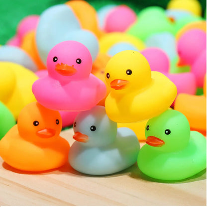 12/24/36/72 Pack Multicolor Mini Rubber Ducks Yellow Rubber Duck Toy Rubber Tub Squeak and Float Ducks