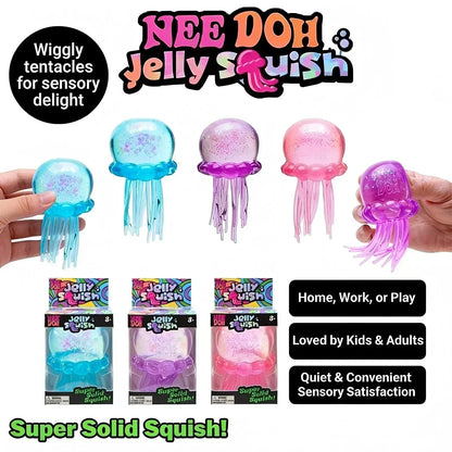 Trending Needoh Nice Ice Baby Fidget Cube 4 Pack Super Solid Squish Sensory Toys Non-toxic Squeeze Toys for ADHD and Autism Gift