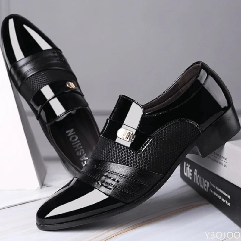 Large Size Fashionable Men's Office Formal Shoes Low Cut Daily Comfortable Pointed Multifunctional Men's Wedding Men's Shoes