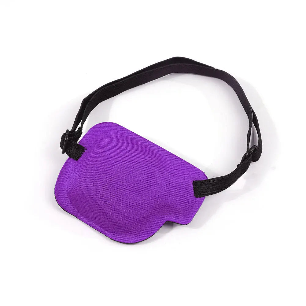 1PCS Black Single Eye Patch Adjustable 3D Foam Groove Eyeshades For Lazy Eyes Medical Use Concave Eye Patch