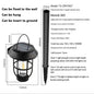 3IN1 Outdoor Solar Camping Wall Lamps Lawn Lamps Floor Lamp LED Induction Lamps Garden Landscape Lamps Decorative Tungsten Lamp