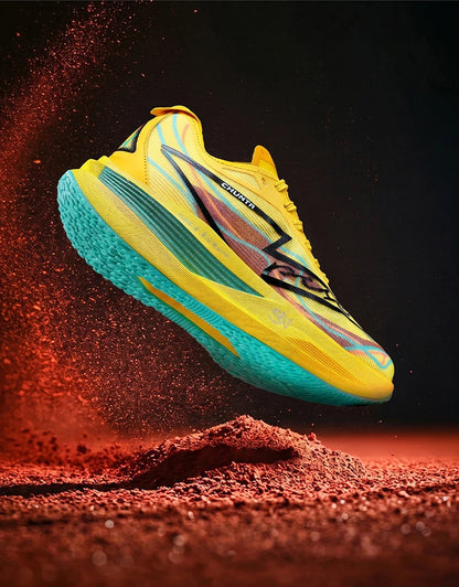 Men's and Women's Running Shoes Anti Slip and Shock-Absorbing Carbon Fiber Board Professional Marathon Chunta Sports Shoes