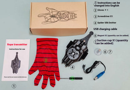 Ml Legends Spiderman Web Shooters Toys Spider Man Wrist Launcher Cosplay Peter Parker Accessories Props Gloves Children Gift Toy