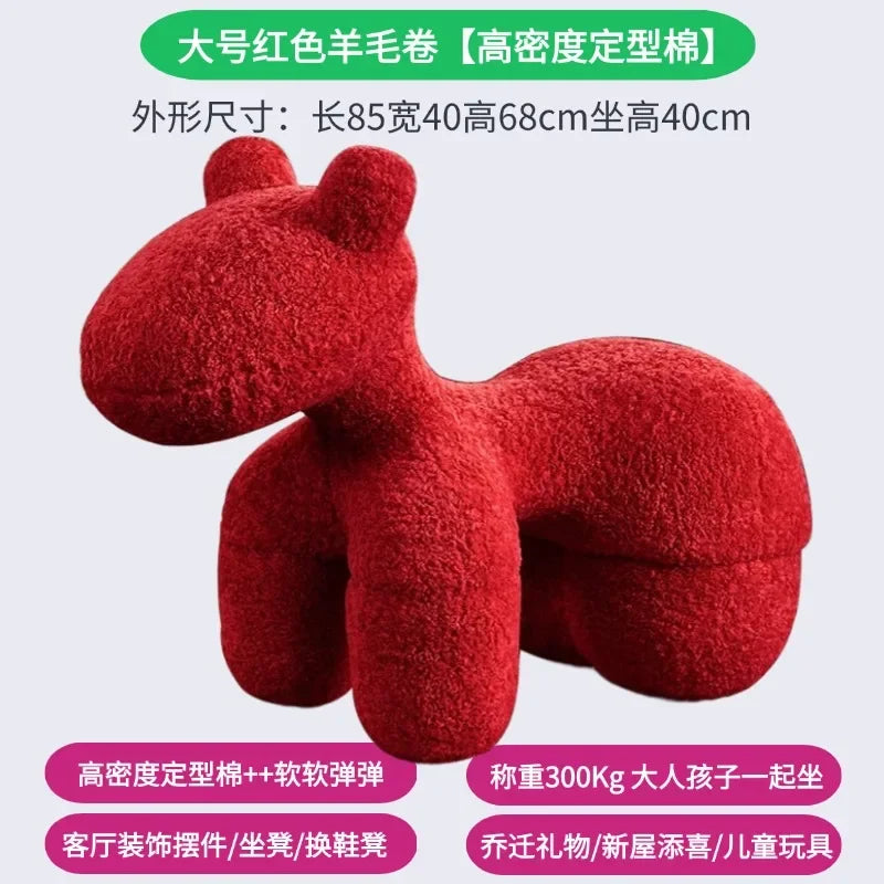 Modern creative single sofa ornament gift living room chairs Design Relaxing chair home furniture lint Pony stool chair