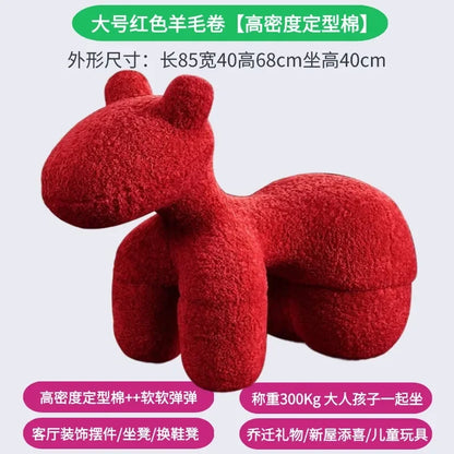 Modern creative single sofa ornament gift living room chairs Design Relaxing chair home furniture lint Pony stool chair