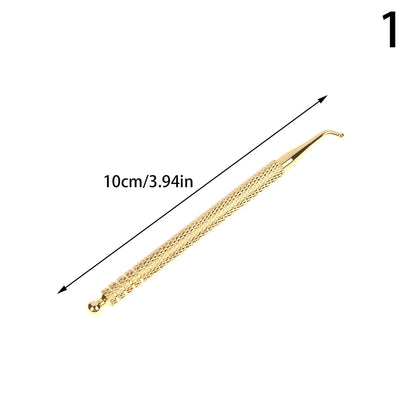 1Pcs Acupuncture Point Probe Stainless Steel Auricular Point Pen Beauty Ear Reflex Zone Massage Needle Detection Health Care