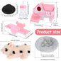 6inch Silicone Pig Doll Toy Cute Miniature Silicone Pig Reborn Realistic Pig Toy Interesting Full Silicone Piglet Doll Toy Set