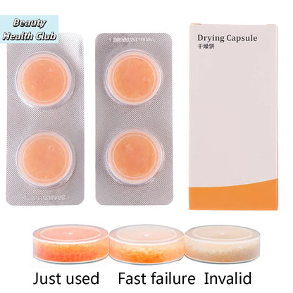 【4Pcs Hearing Aid Drying Capsules Desiccant Dehumidifier Drying Pallet For BTE】