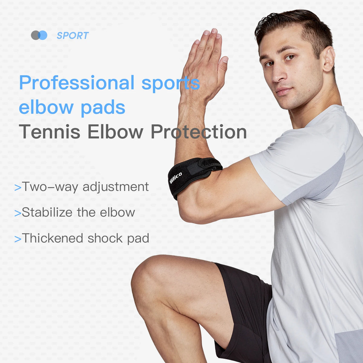 Elbow Protection Strap Elbow Soft Cushion Support Strap Knee Support Basketball Tennis Badminton Epicondylitis Elbow Pad