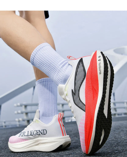 2026 New Men/women Carbon Plate Mesh Casual Sports Shoes, Breathable, Lightweight, Shock-Absorbing Running Sneakers