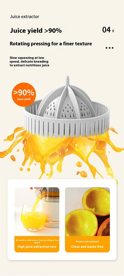 Portable Electric Juicer USB Charging Orange Lemon Fruit Blender Mini Household Wireless Automatic Fresh Citrus Juicer Of Travel