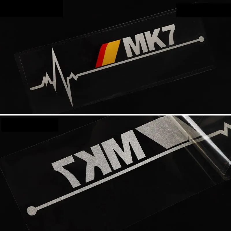 1 Pcs Reflective Body Vinyl German Flag Style Car Window Stickers, For Volkswagen VW, Golf MK1 MK2 MK3 MK4 MK5 MK6 MK7 MK8  Pers