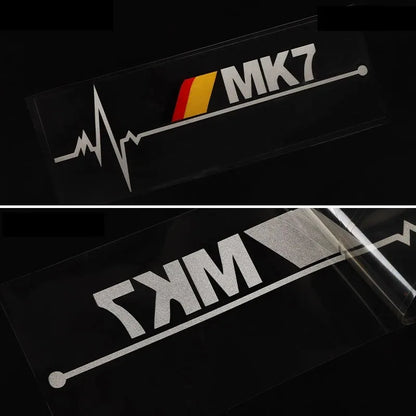 1 Pcs Reflective Body Vinyl German Flag Style Car Window Stickers, For Volkswagen VW, Golf MK1 MK2 MK3 MK4 MK5 MK6 MK7 MK8  Pers